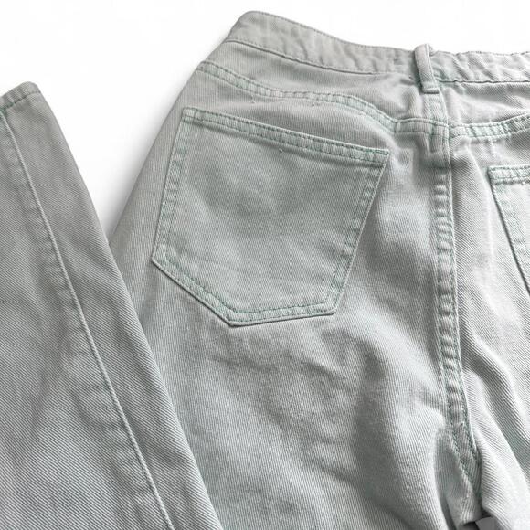 PacSun High-Rise Mint Green Mom Jeans - Size 25 - Picture 6 of 7